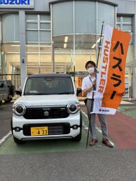 新型ハスラー試乗車あります！！