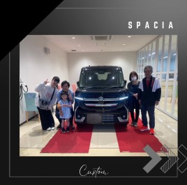 スペーシアカスタムをご納車させていただきました！