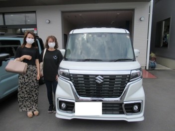 スペーシアカスタム　納車式です！