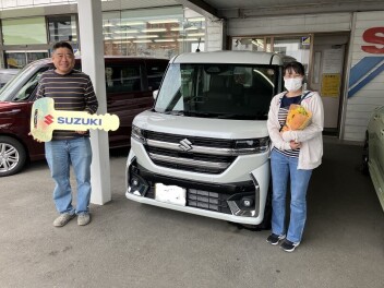 ☆祝☆スペーシアカスタム納車式
