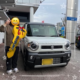 ハスラーご納車おめでとうございます(^^♪