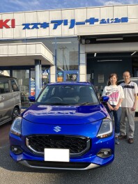 スイフトMZご納車おめでとうございます！