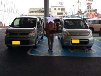 ワゴンＲご納車おめでとうございます。