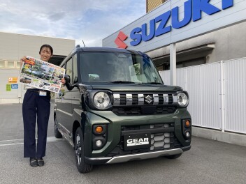 新型スペーシアギア展示します！！