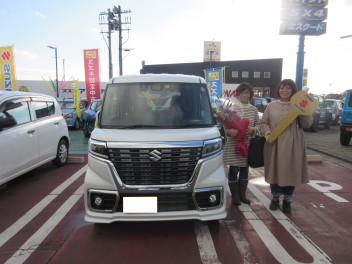 スペーシアカスタムご納車です！