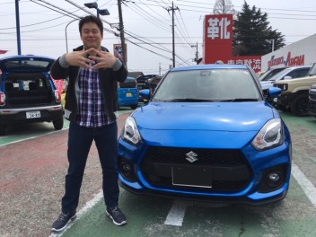 スイフトスポーツご納車です！！！