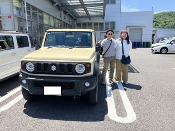 ジムニーシエラご納車おめでとうございます！