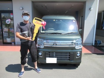 エブリイワゴン納車