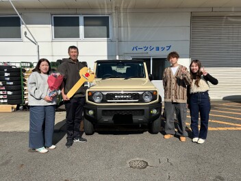 I様にジムニーシエラをご納車させて頂きました