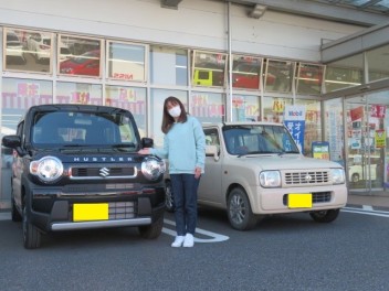 ハスラーのご納車、おめでとうございます!!!