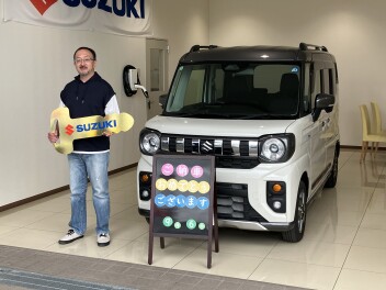 ご納車おめでとうございます！スペーシアギア