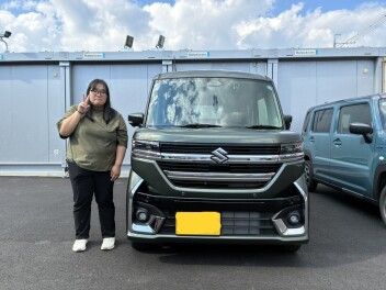スペーシアカスタム納車させて頂きました！！