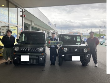 ジムニーご納車おめでとうございます♪