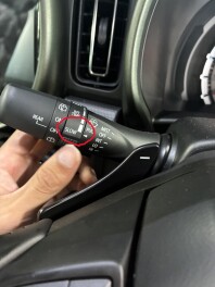 ワイパーの速度って変更できるんです！