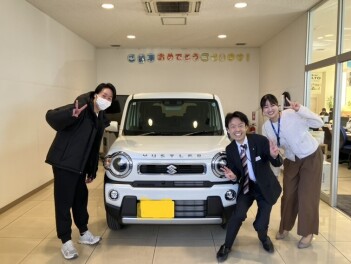 B様、ハスラーご納車おめでとうございます♪