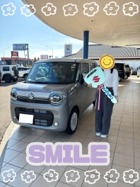 ご納車おめでとうございます！【ワゴンＲスマイル】