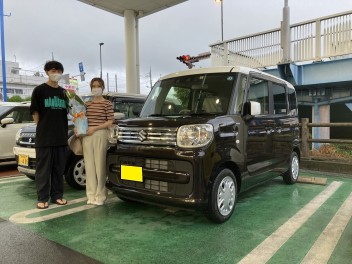 スペーシアご納車おめでとうございます