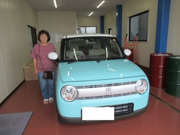 ラパン　納車式です！