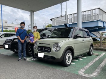 ラパンＬＣご納車おめでとうございます