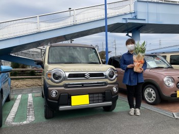 ハスラーご納車おめでとうございます