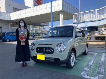 ラパンＬＣご納車おめでとうございます