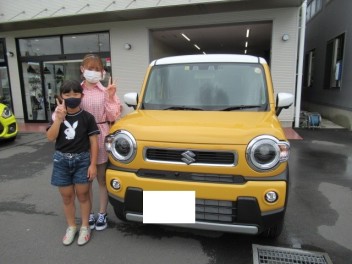 ハスラ－　納車式です！