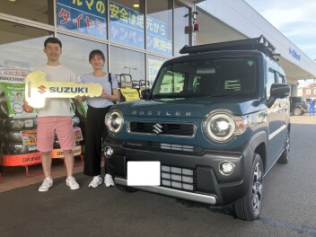 新ハスラーご納車おめでとうございます♪