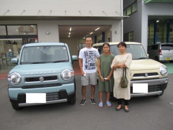 ハスラー　納車式です！