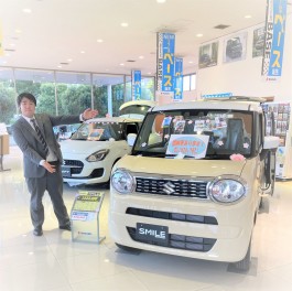 【展示会】新しい展示車がやってきました！その名もワゴンＲスマイルです