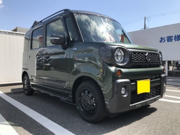 この色…渋すぎる…！！スペーシアギア納車おめでとうございます！