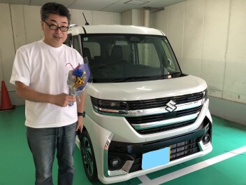 スペーシアカスタムご納車させていただきました！！