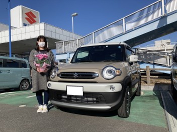 クロスビーご納車おめでとうございます