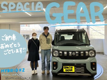 スペーシアギアご納車おめでとうございます♪