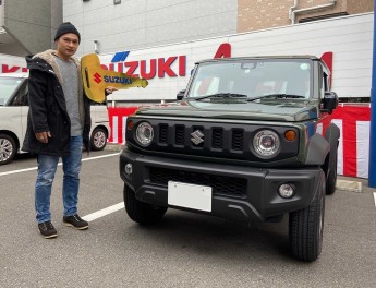 ジムニーシエラ　ご納車おめでとうございます