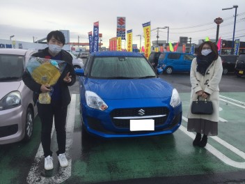 スイフトのご納車、おめでとうございます！