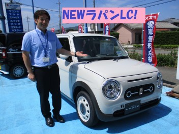 ＊NEWラパンLC展示車登場！＊