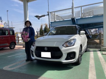 スイフトスポーツご納車おめでとうございます