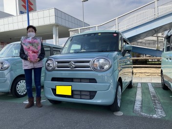 ワゴンＲスマイルご納車おめでとうございます