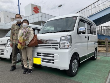 エブリイご納車おめでとうございます