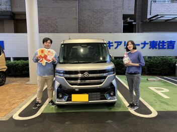――スペーシア　カスタム　納車しました！！