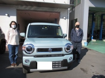 ハスラ－　納車式です！