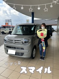 ご納車おめでとうございます！【ワゴンＲスマイル　Sリミテッド】