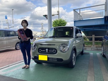 ラパンご納車おめでとうございます