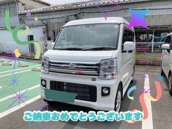 エブリイワゴンご納車させていただきました！