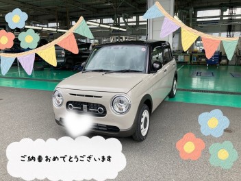 ラパンご納車式です！