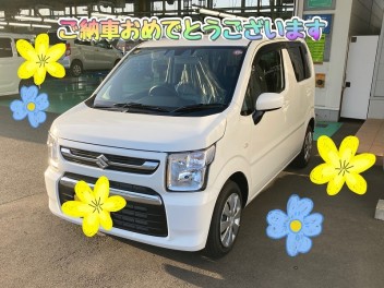 ワゴンRご納車式です！