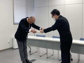 群馬県警様より感謝状をいただきました