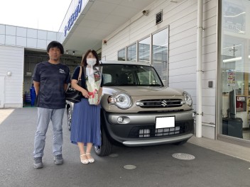 クロスビーご納車おめでとうございます