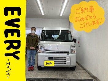 エブリイご納車いたしました☆