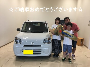 アルトご納車です☆